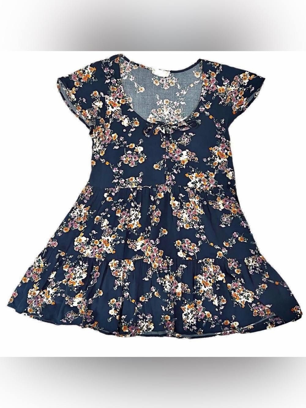 Altar'd State Women's LIDDY Mini Fit & Flare Floral Boho Dress Size Small